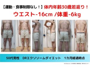 drエクソソームダイエットbefore・after